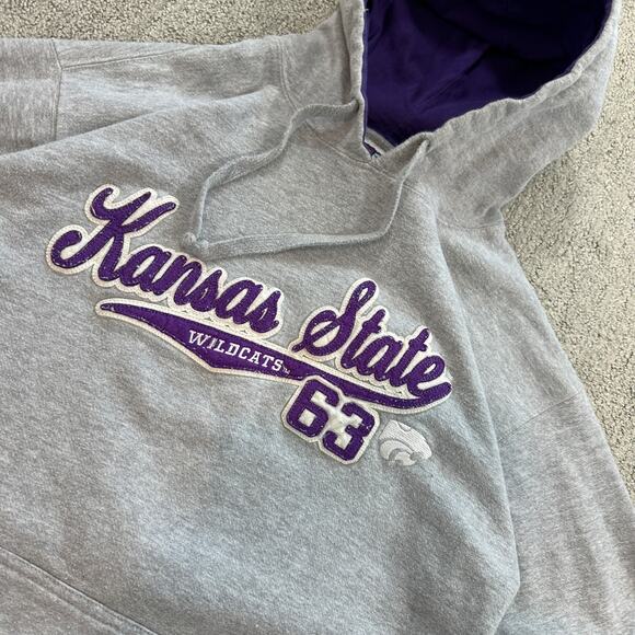 Gray Kansas State Hoodie - Picture 2 of 5